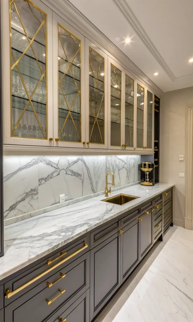 15 Glam and Luxurious Kitchen Pantry Ideas 3 df 2