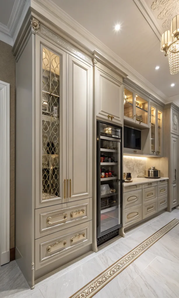 15 Glam and Luxurious Kitchen Pantry Ideas 5 df 4