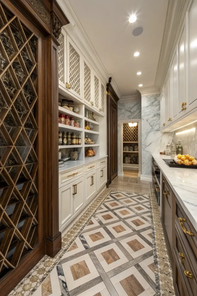 15 Glam and Luxurious Kitchen Pantry Ideas 7 df 6