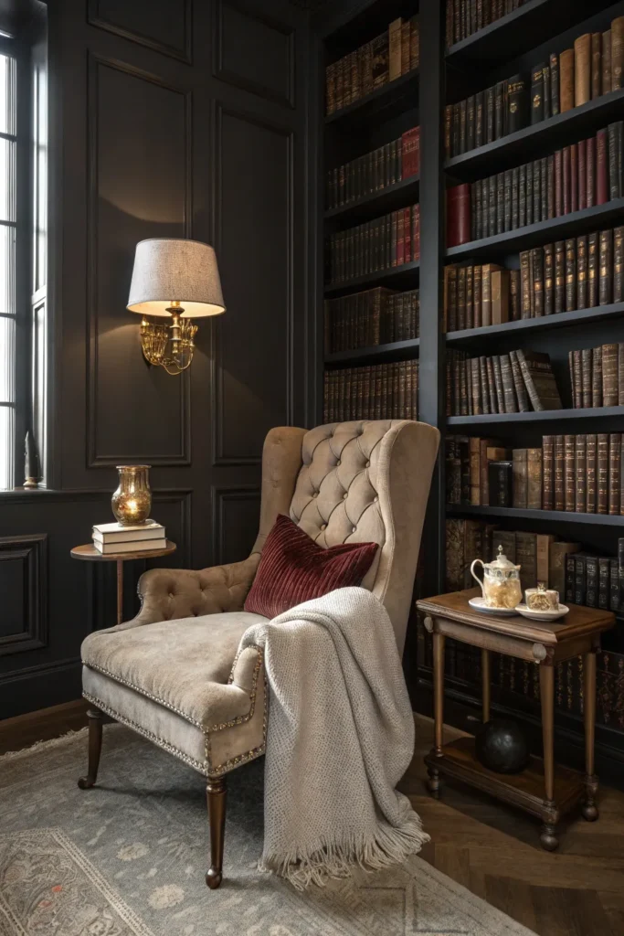 14 Chic Dark Academia Bedroom Inspiration 15 ed 14