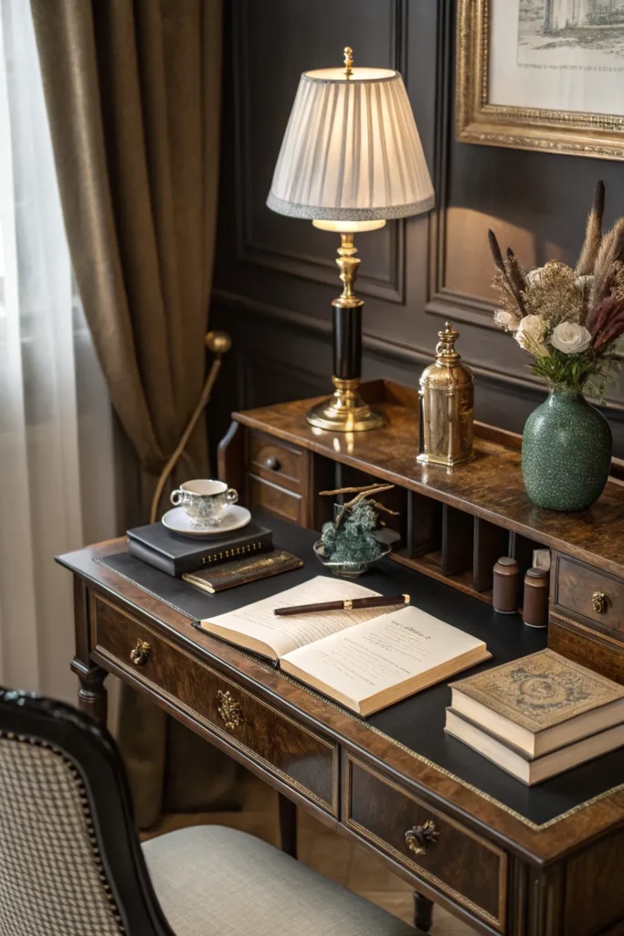 14 Chic Dark Academia Bedroom Inspiration 9 ed 8