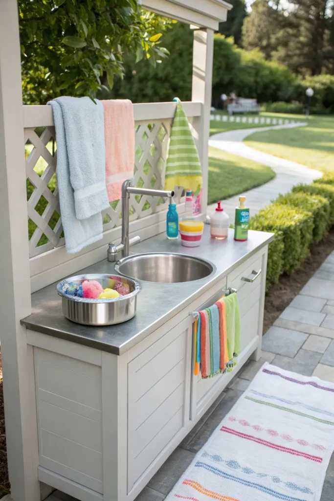 15 Creative Outdoor Wash Station Ideas 16 fs 15