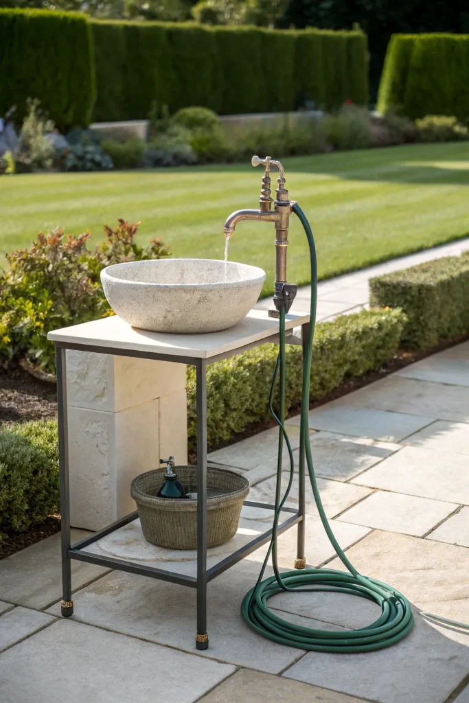 15 Creative Outdoor Wash Station Ideas 4 fs 3