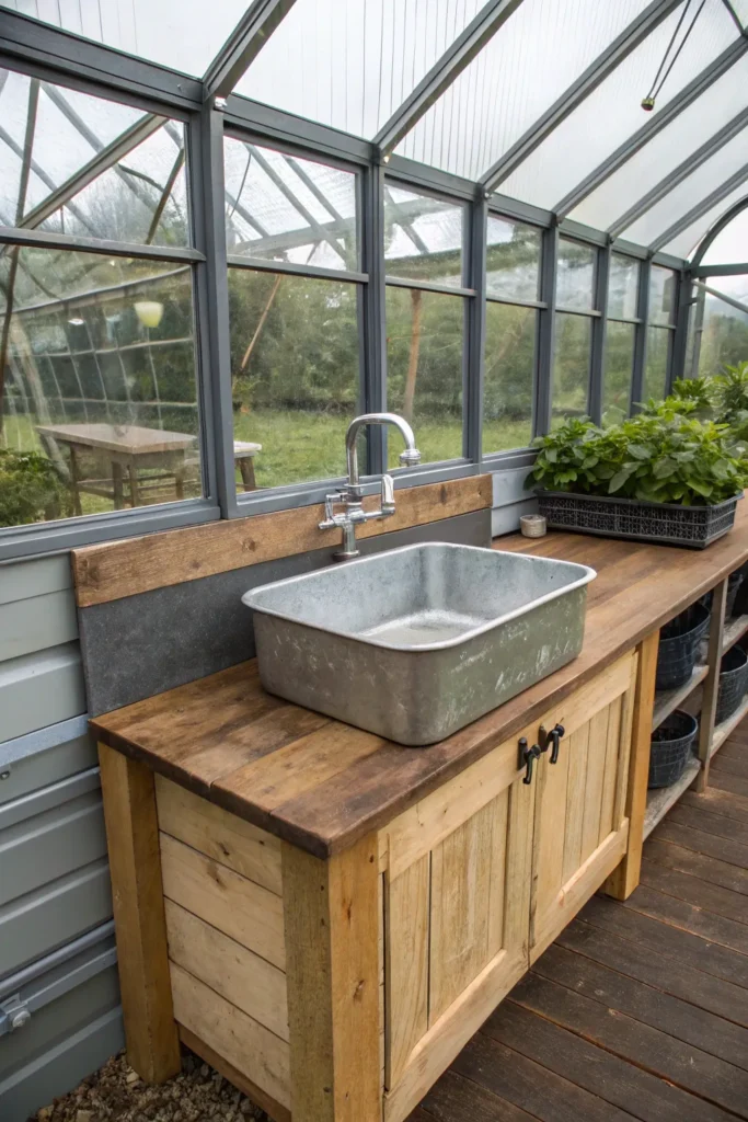 16 Inspiring Greenhouse Sink Ideas 3 fv 2