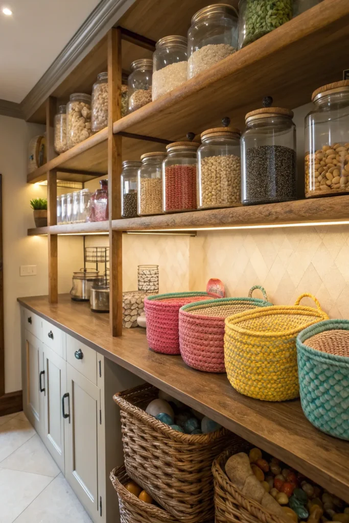 15 Farmhouse Kitchen Shelves Ideas 7 gk 6