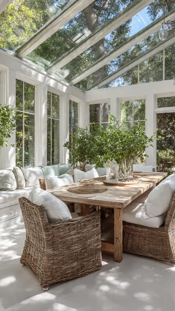 15 Inspiring Attached Greenhouse Sunroom Ideas 6 hb5