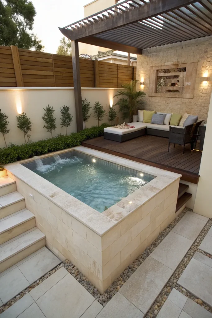 15 Stunning Plunge Pool Ideas for Small Spaces That Feel Luxurious and Refreshing 3 hz 2