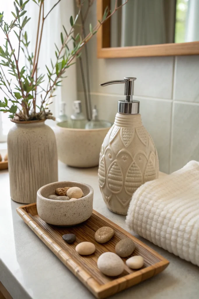 15 Nature-Inspired Zen Bathroom Decor Ideas for a Grounded, Refreshing Feel 15 ij 14