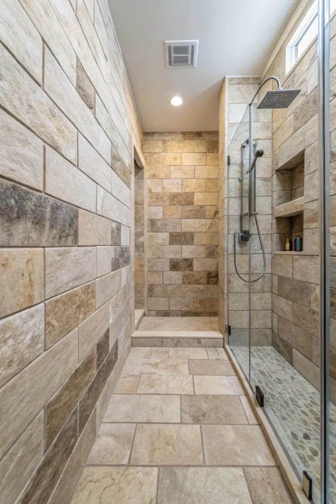 15 Fresh Stone Shower Ideas to Elevate Your Bathroom 12 ik 11 1