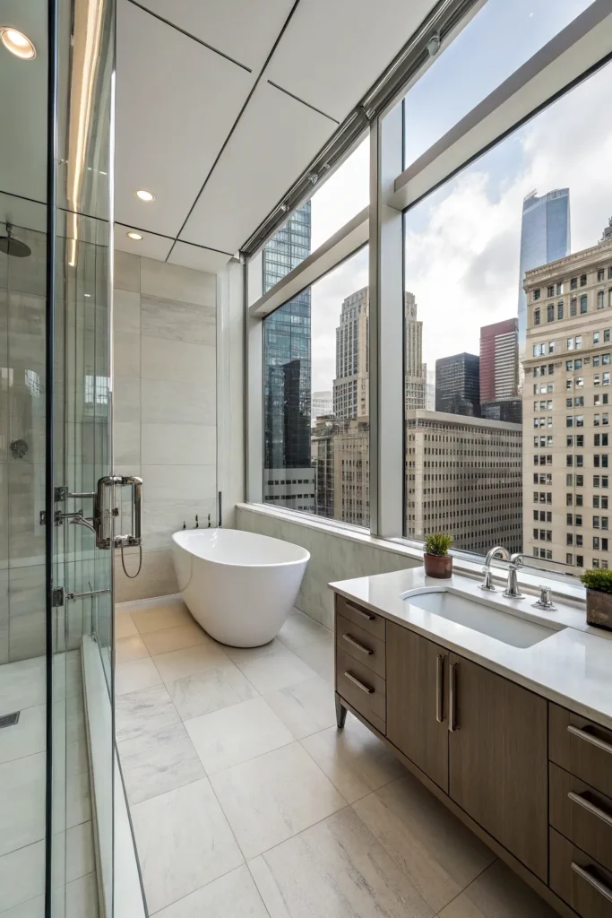 15 Urban Bathroom Ideas to Infuse Your Home with City Style 12 ik 11