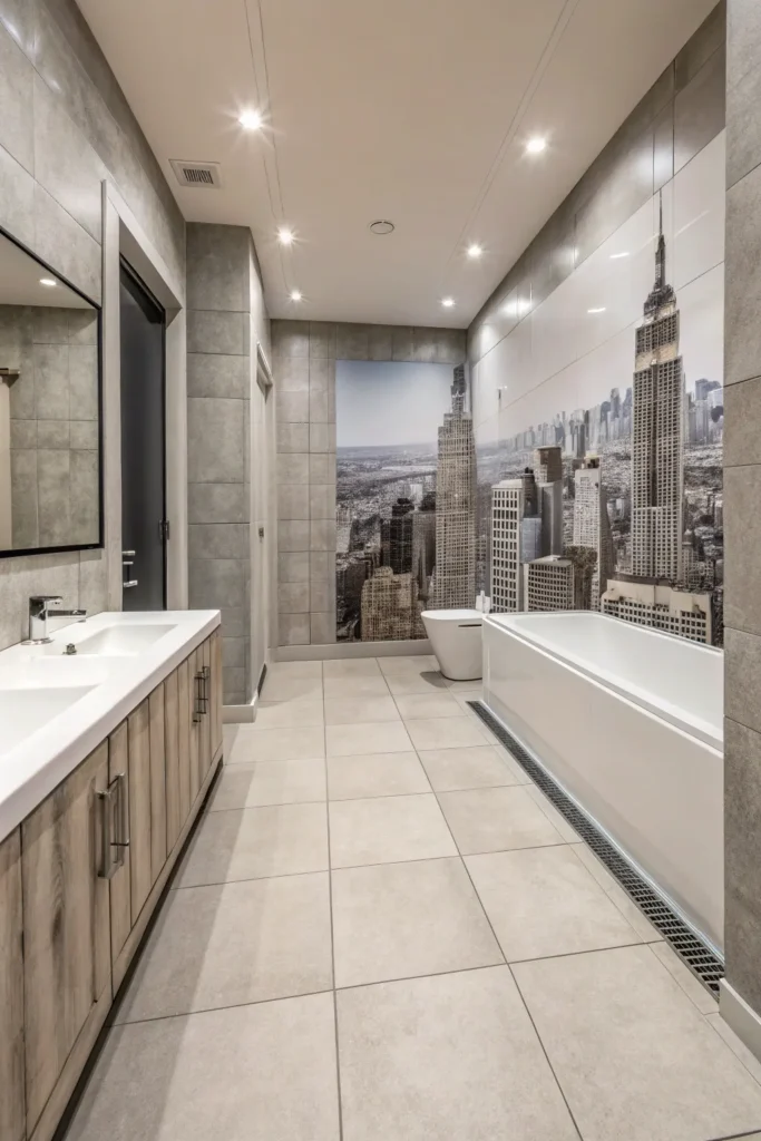 15 Urban Bathroom Ideas to Infuse Your Home with City Style 13 ik 12