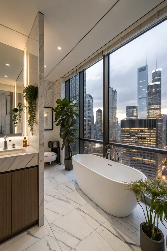 15 Urban Bathroom Ideas to Infuse Your Home with City Style 16 ik 15