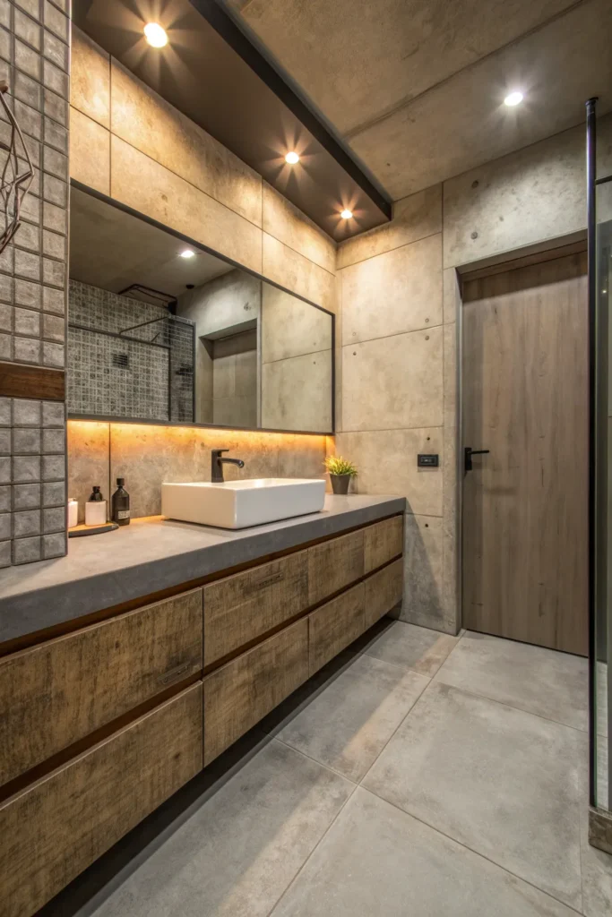 15 Urban Bathroom Ideas to Infuse Your Home with City Style 3 ik 2