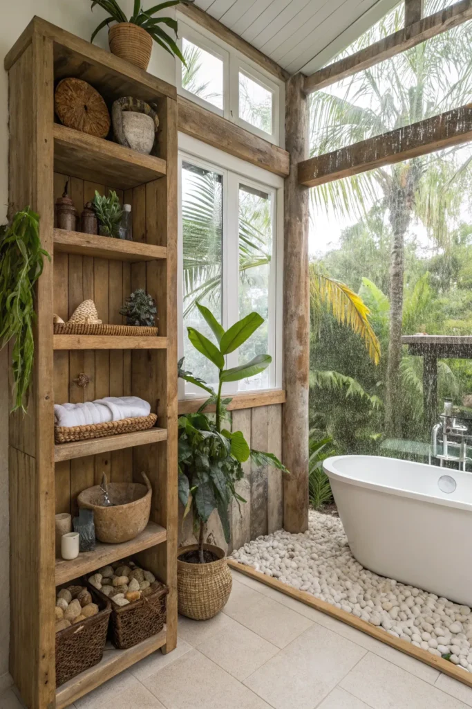 15 Dreamy Ways to Transform Your Space into a Tropical Bathroom Oasis 12 iz 11