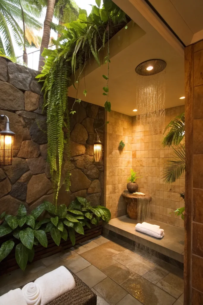 15 Dreamy Ways to Transform Your Space into a Tropical Bathroom Oasis 7 iz 6