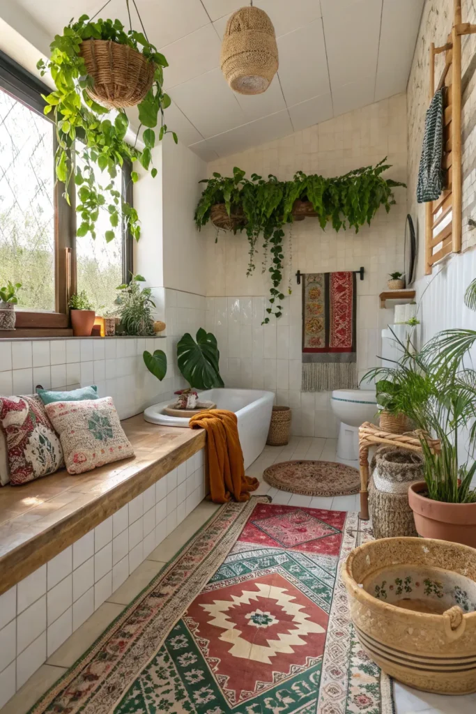 15 Boho Bathroom Ideas for a Free-Spirited Space 11 km 10