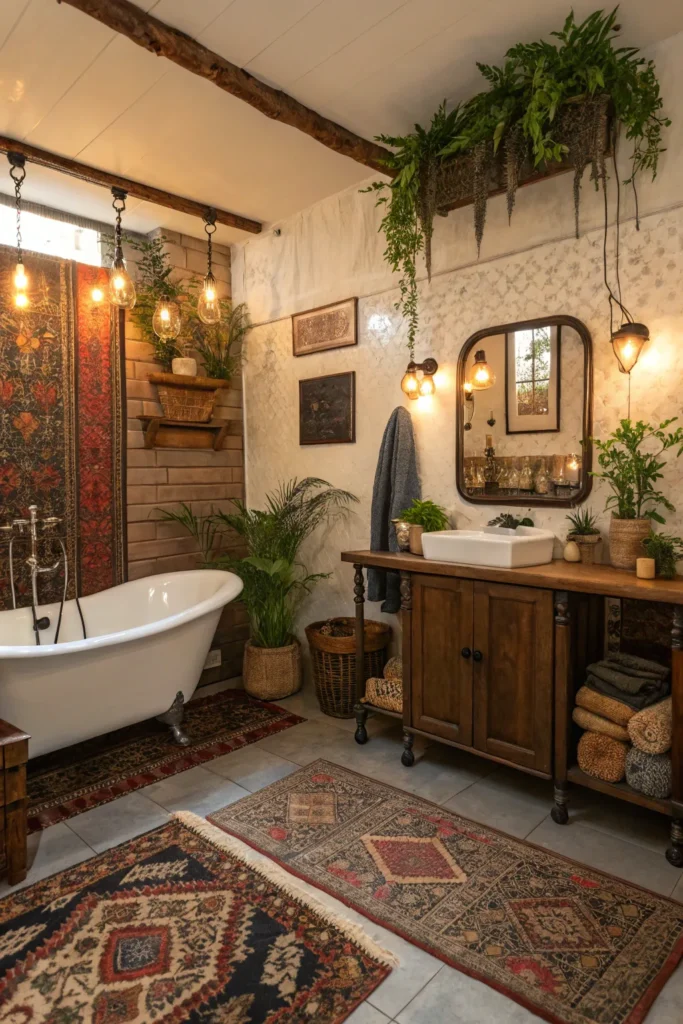 15 Boho Bathroom Ideas for a Free-Spirited Space 14 km 13