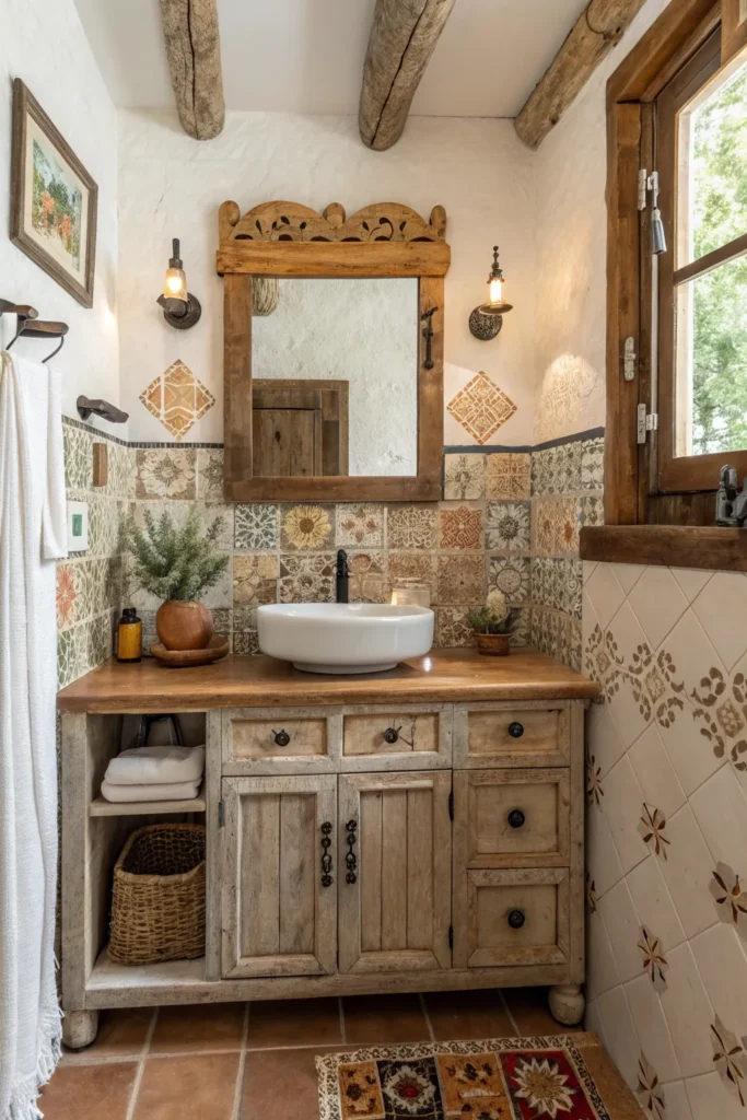 15 Boho Bathroom Ideas for a Free-Spirited Space 6 km 5