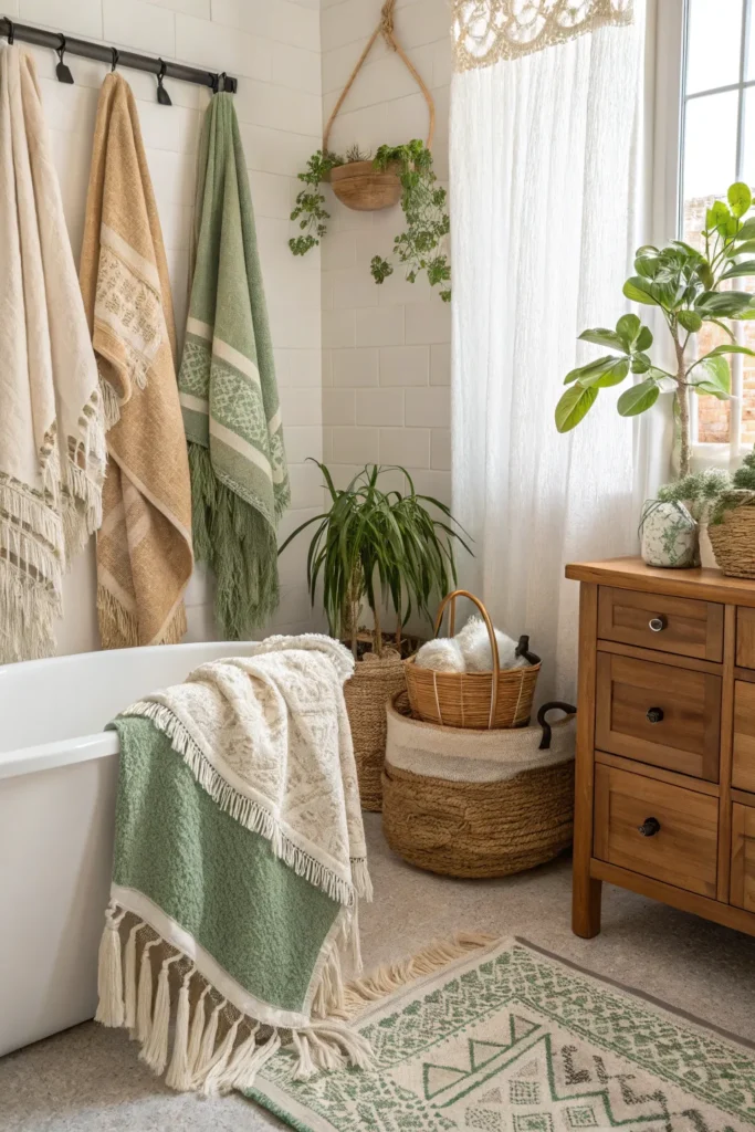15 Boho Bathroom Ideas for a Free-Spirited Space 7 km 6