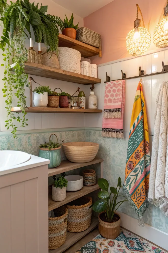 15 Boho Bathroom Ideas for a Free-Spirited Space 8 km 7
