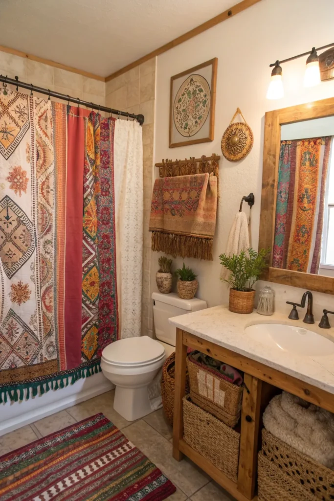 15 Boho Bathroom Ideas for a Free-Spirited Space 10 km 9