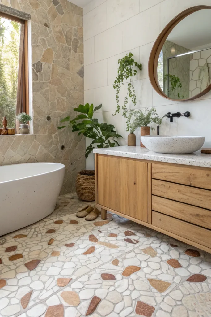 15 Nature-Inspired Bathroom Ideas That Create a Calm, Refreshing Retreat 13 kn 12 1