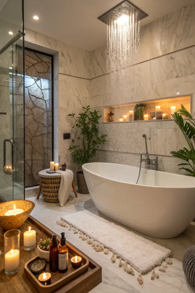 16 Ways to Create a Luxurious Spa-Like Atmosphere in Your Bathroom 13 kn 12