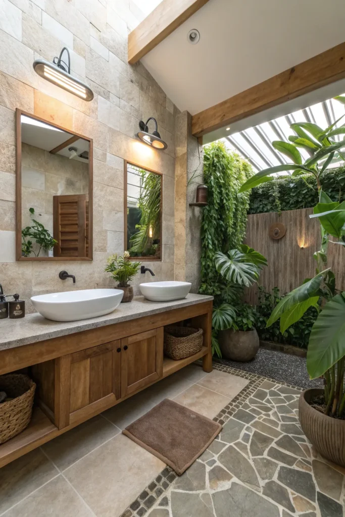 15 Nature-Inspired Bathroom Ideas That Create a Calm, Refreshing Retreat 15 kn 14 1