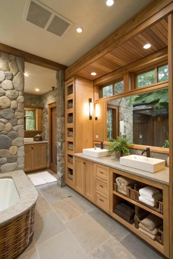 15 Nature-Inspired Bathroom Ideas That Create a Calm, Refreshing Retreat 16 kn 15 1