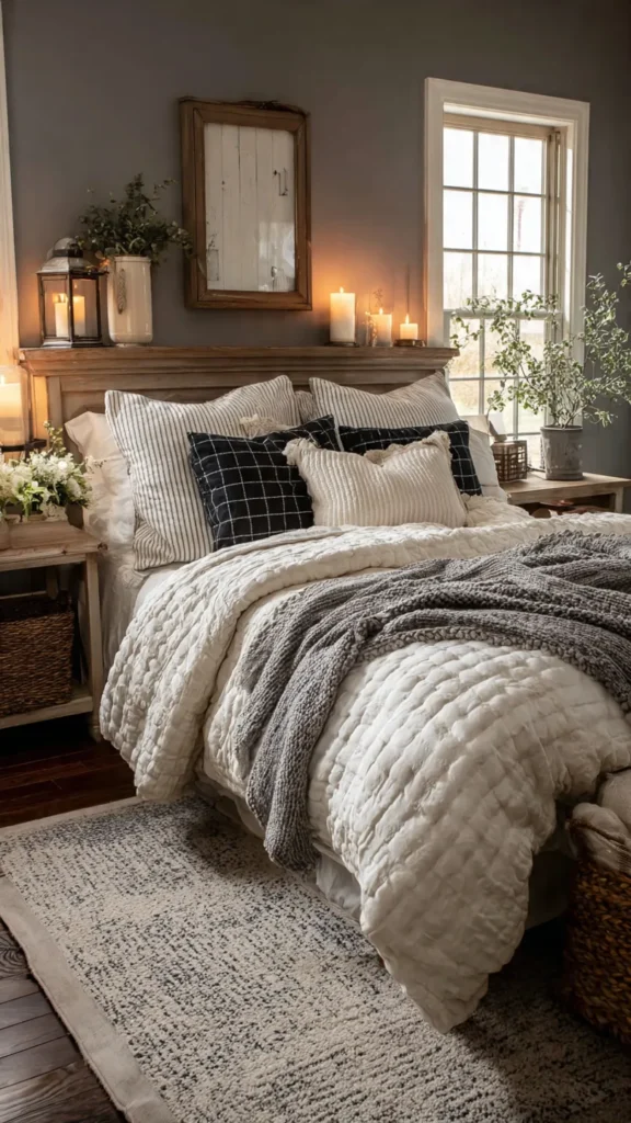 15 Cozy Farmhouse Bedroom Ideas with Timeless Charm 2 la1