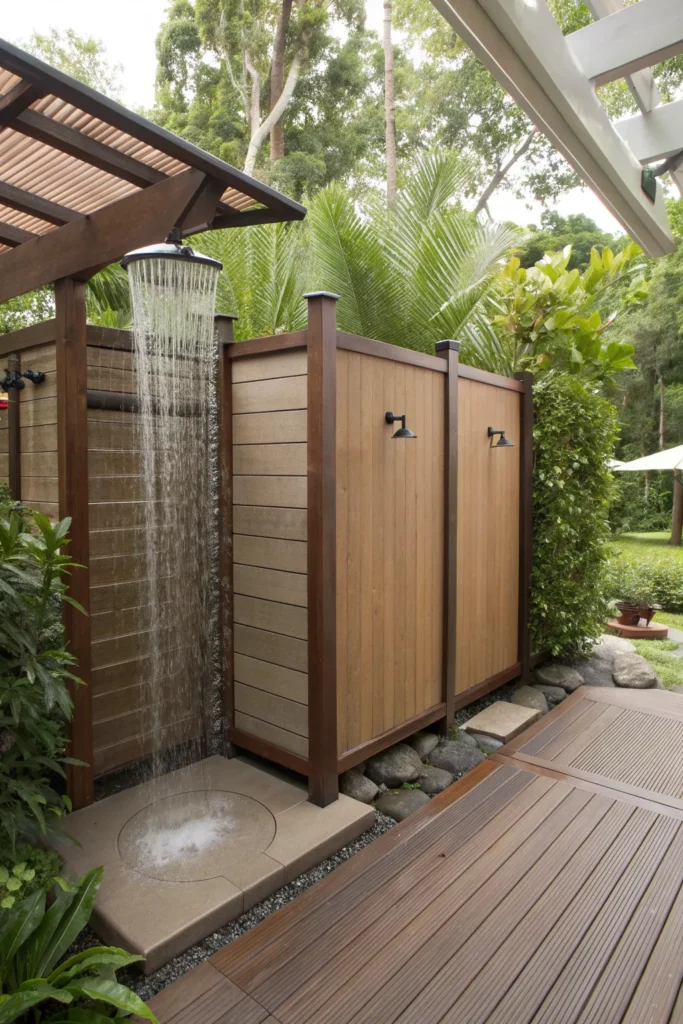 15 Outdoor Shower Bliss Ideas 15 oa 14