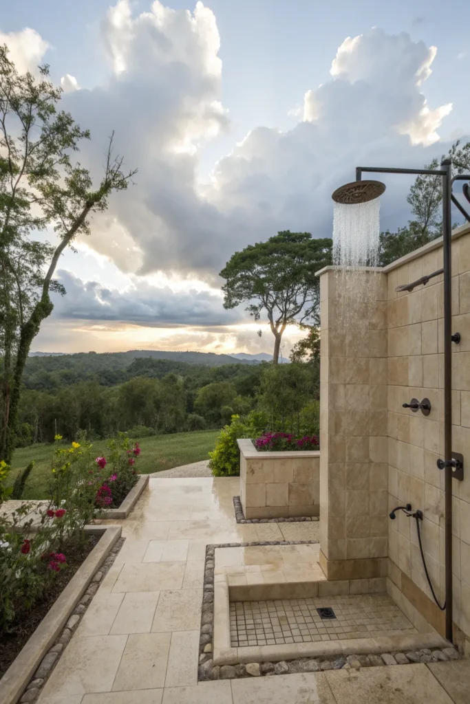 15 Outdoor Shower Bliss Ideas 4 oa 3