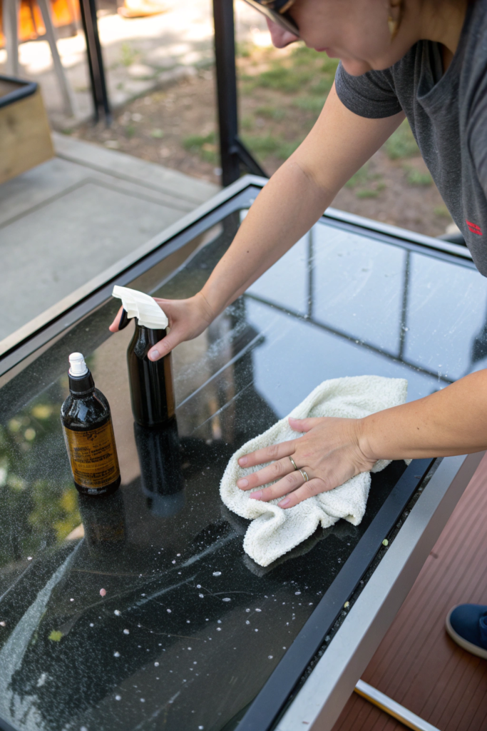 How To Clean a Flat Black Glass Stove Top Safely and Effectively 6 removing grease and fingerprints easily grease spl