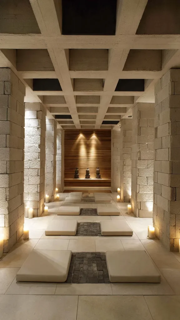 15 Relaxing Yoga Studio Design Inspirations for a Calm and Centered Practice 15 rs14