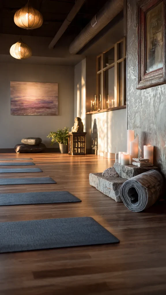 15 Relaxing Yoga Studio Design Inspirations for a Calm and Centered Practice 16 rs15