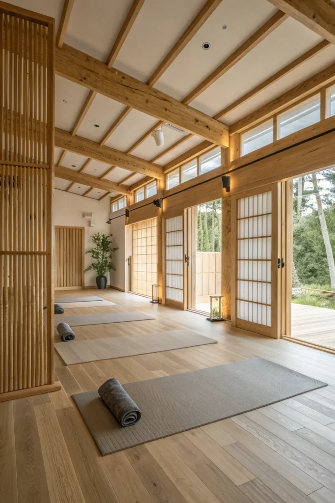 15 Relaxing Yoga Studio Design Inspirations for a Calm and Centered Practice 5 rs4