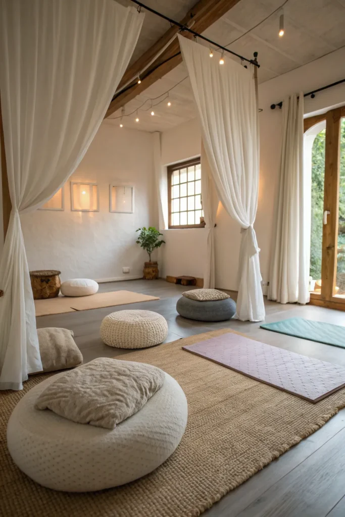 15 Relaxing Yoga Studio Design Inspirations for a Calm and Centered Practice 6 rs5