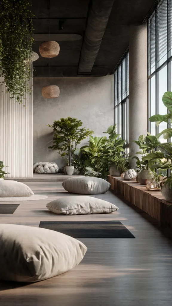 15 Relaxing Yoga Studio Design Inspirations for a Calm and Centered Practice 7 rs6