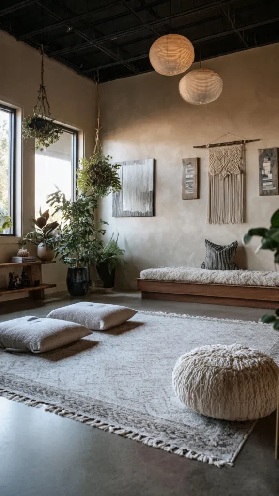 15 Relaxing Yoga Studio Design Inspirations for a Calm and Centered Practice 10 rs9