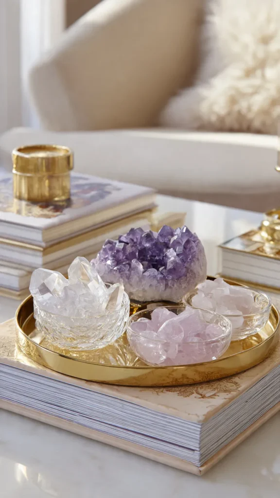 15 Crystal Room Decor Ideas to Create a Calm, Balanced, and Beautiful Space 11 sd10