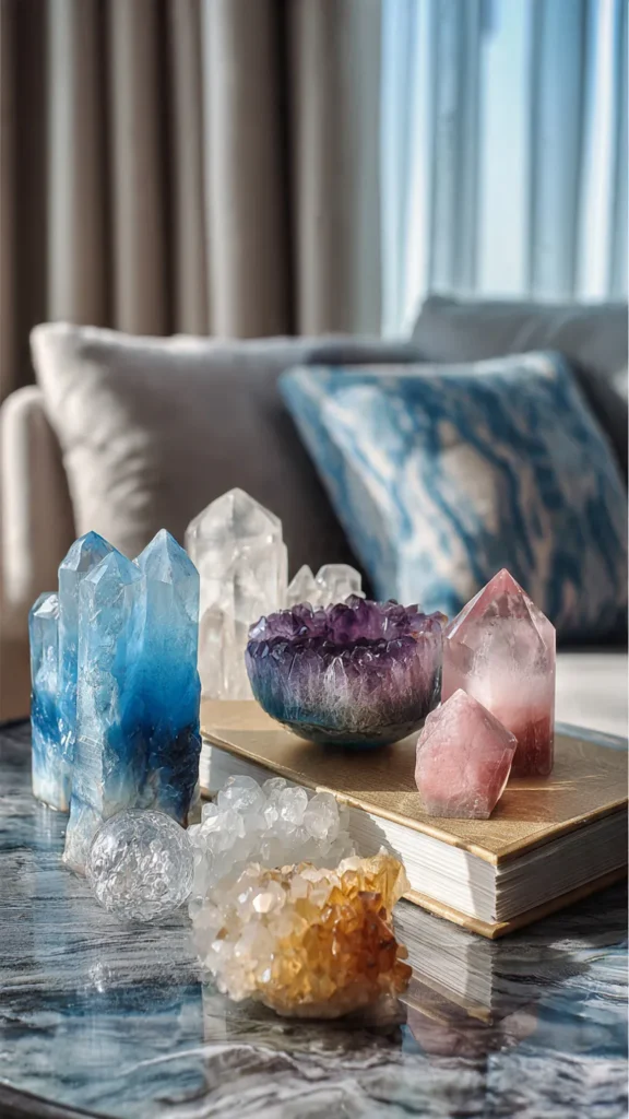 15 Crystal Room Decor Ideas to Create a Calm, Balanced, and Beautiful Space 14 sd13