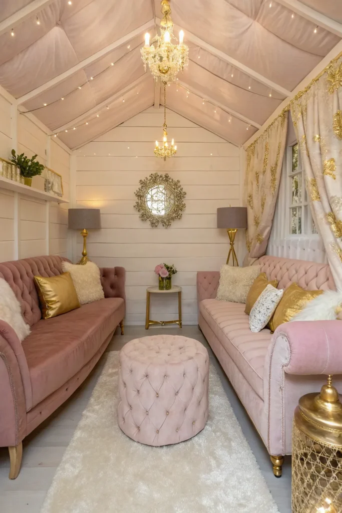 15 Inspiring She Shed Ideas Inside for Cozy Retreats 15 sp 14