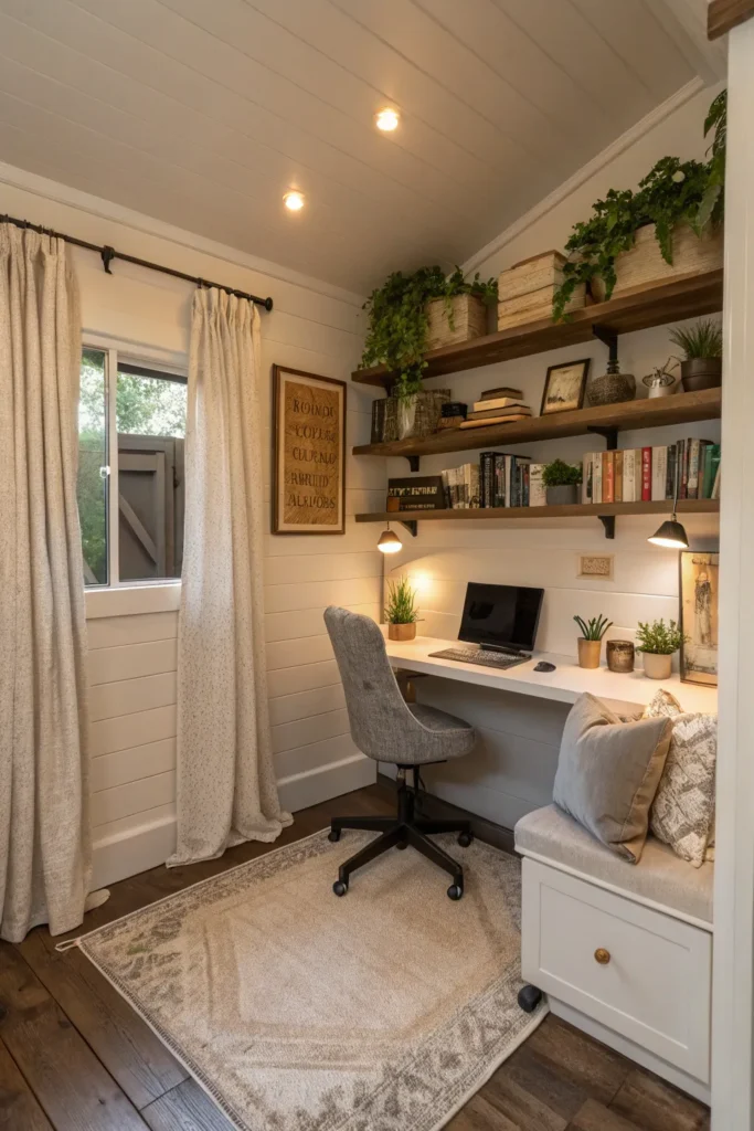 15 Inspiring She Shed Ideas Inside for Cozy Retreats 5 sp 4