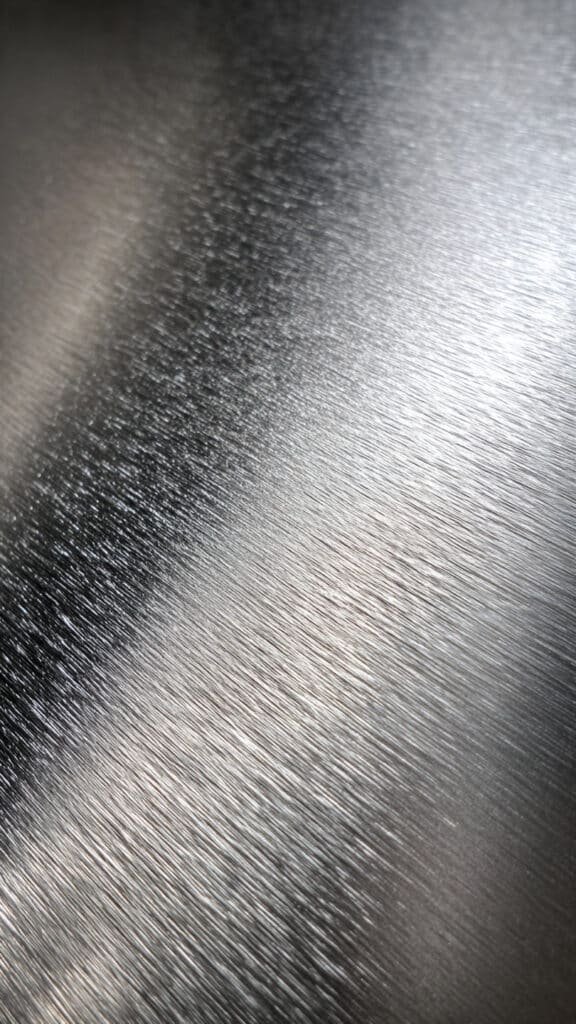 How to Remove Scratches From Stainless Steel 2 stainless steel surface with visible grain