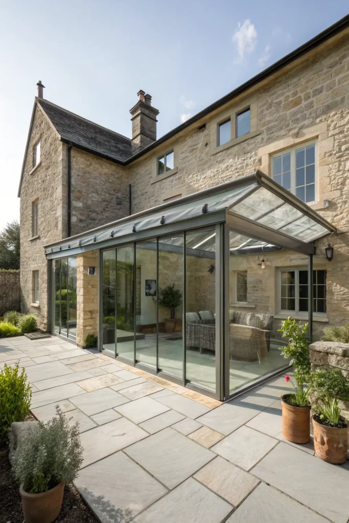 15 Modern Glass Extensions That Transform Traditional Stone Homes 11 ta 10 1
