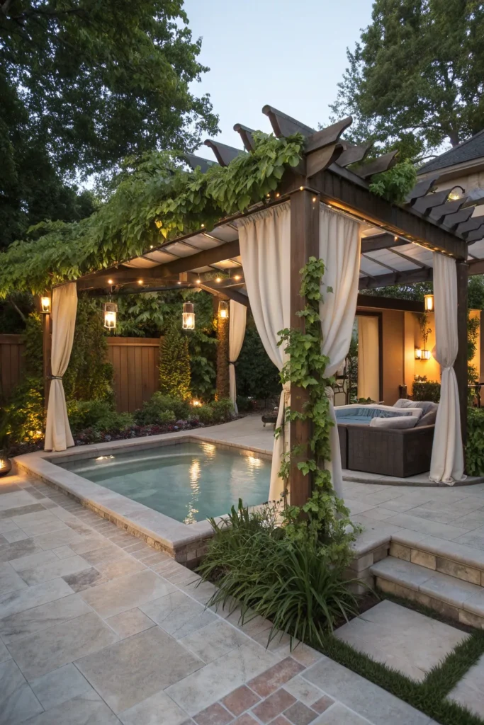 15+ Inspiring Spa Pool Landscaping Ideas for a Serene Backyard Retreat 12 ta 11