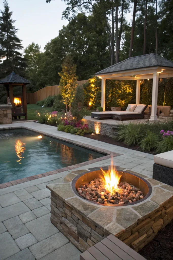 15+ Inspiring Spa Pool Landscaping Ideas for a Serene Backyard Retreat 16 ta 15