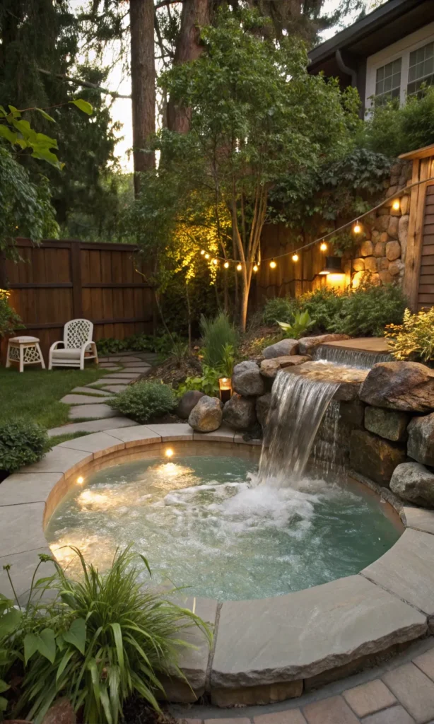 15+ Inspiring Spa Pool Landscaping Ideas for a Serene Backyard Retreat 9 ta 8