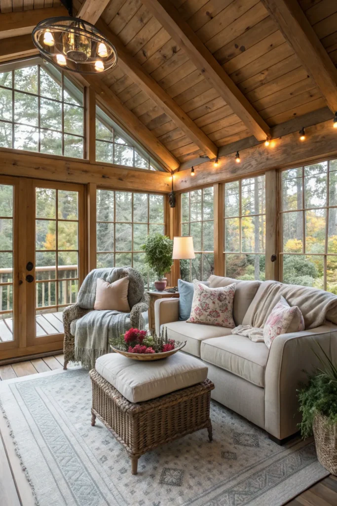 15 Beautiful Porch-To-Sunroom Conversions To Inspire Your Next Project 4 uh 3 1