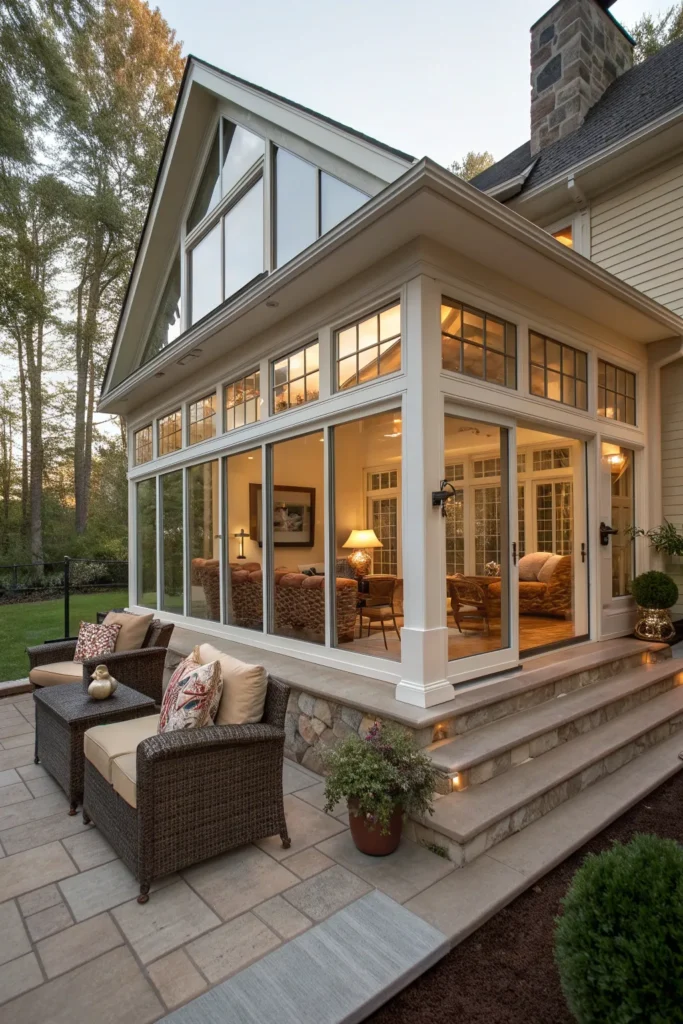 15 Beautiful Porch-To-Sunroom Conversions To Inspire Your Next Project 10 uh 9 1